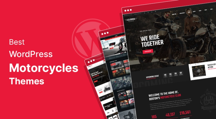 13 Best Motorcycle WordPress Themes