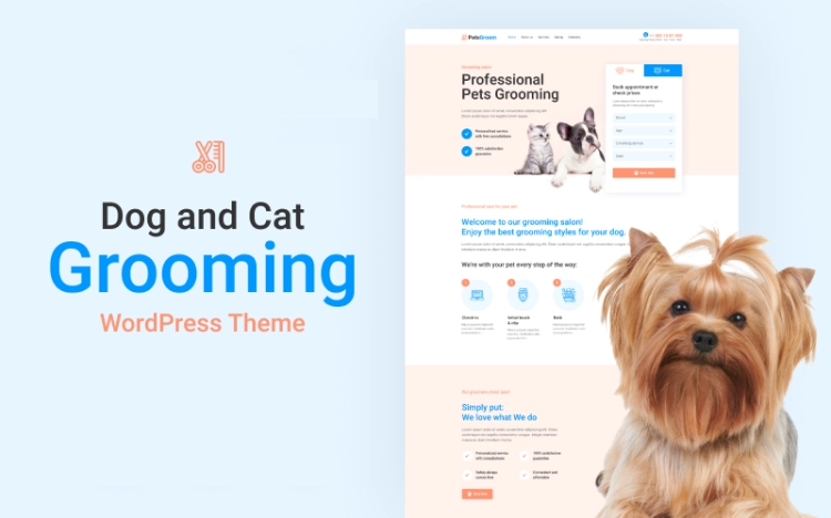 Best Pet Grooming WordPress Themes